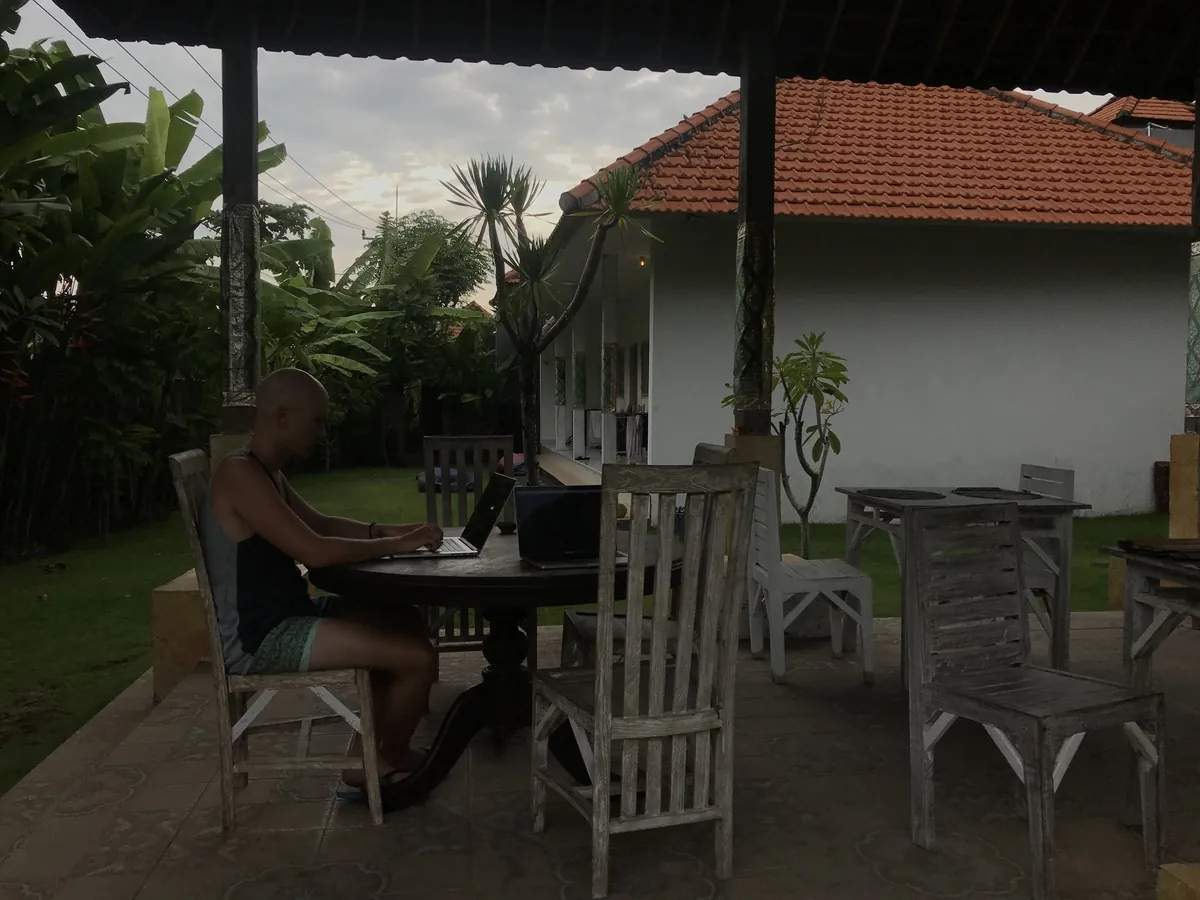 Bytebrand is coding in Bali