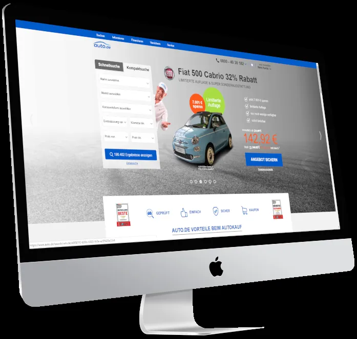 auto.de Car Platform — Screenshot 1
