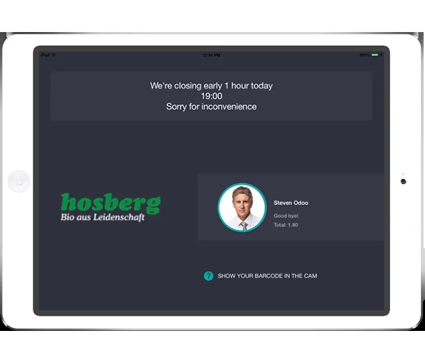 Odoo Timeclock — Screenshot 2