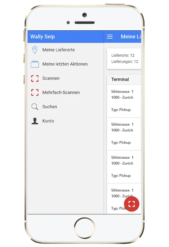 placeB Logistic App — Screenshot 4