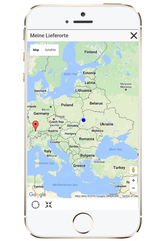 placeB Logistic App — Screenshot 6