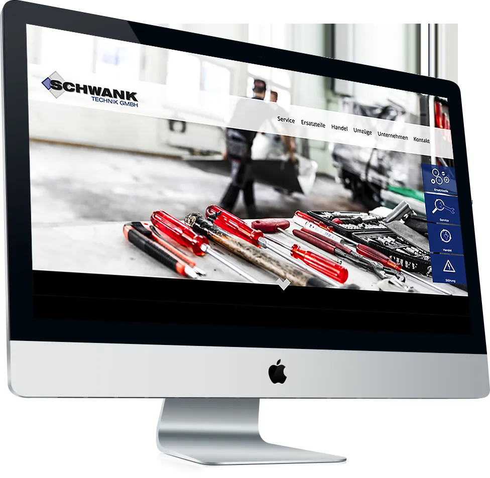 Schwantechnik Website — Screenshot 4