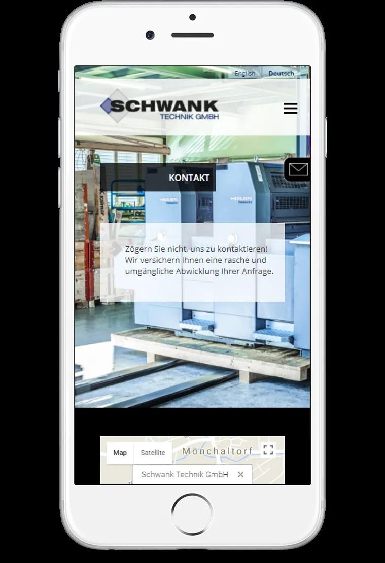 Schwantechnik Website — Screenshot 7