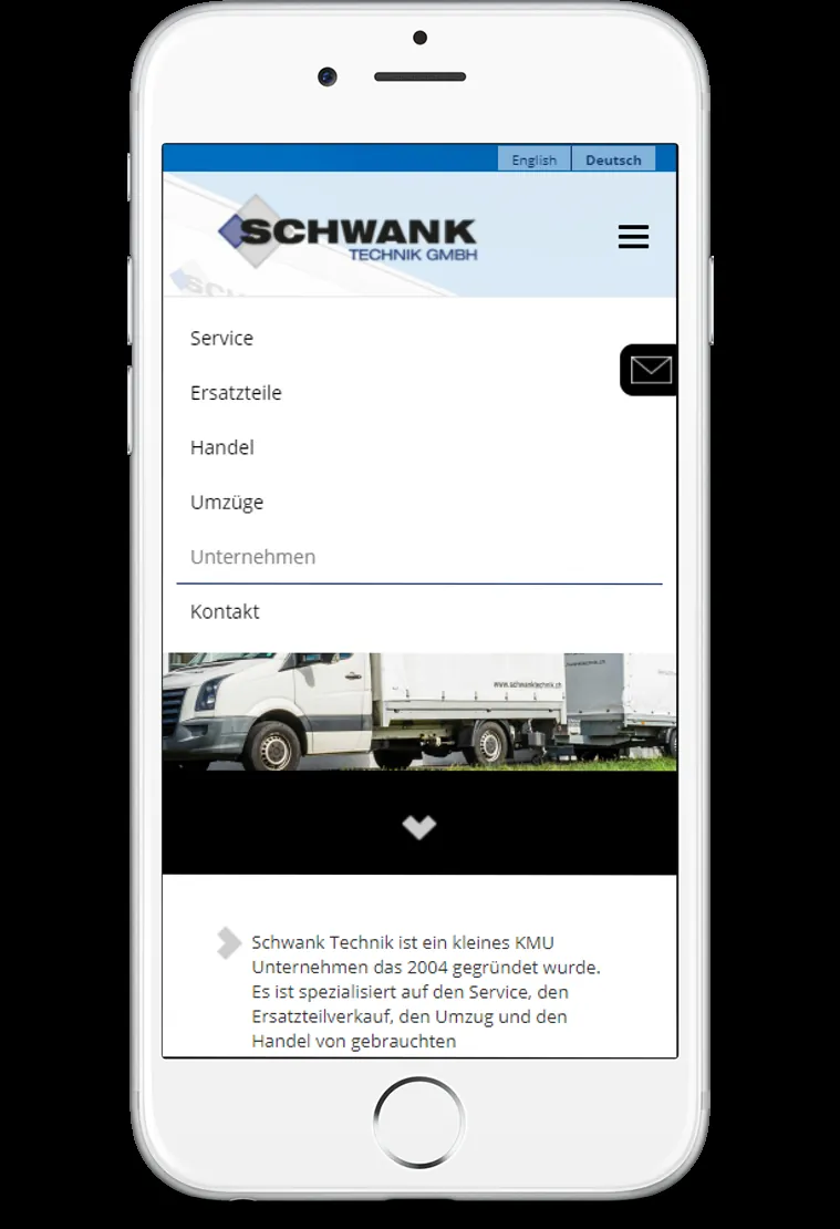 Schwantechnik Website — Screenshot 8