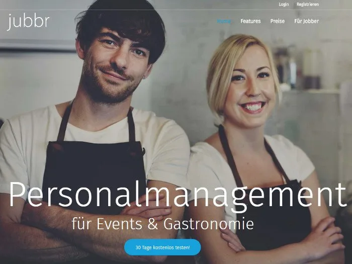 Projekt-Vorschau: Jubbr HR Gastronomie