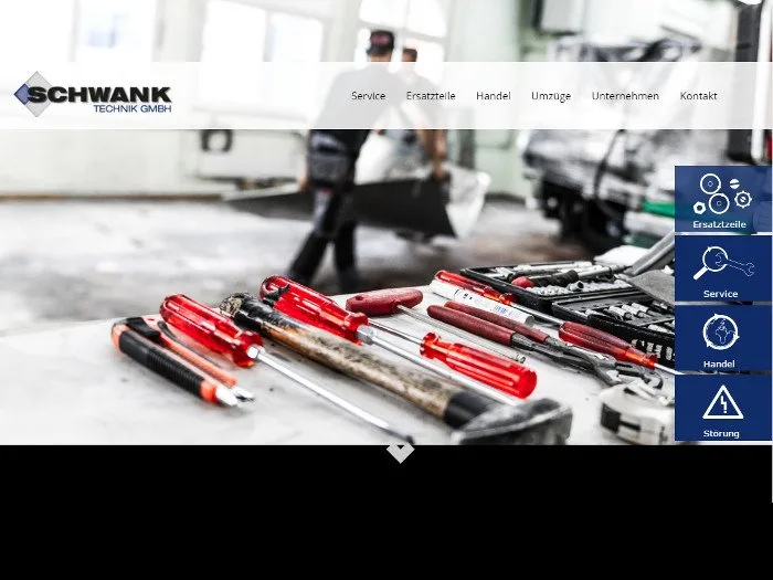 Projekt-Vorschau: Schwantechnik Website